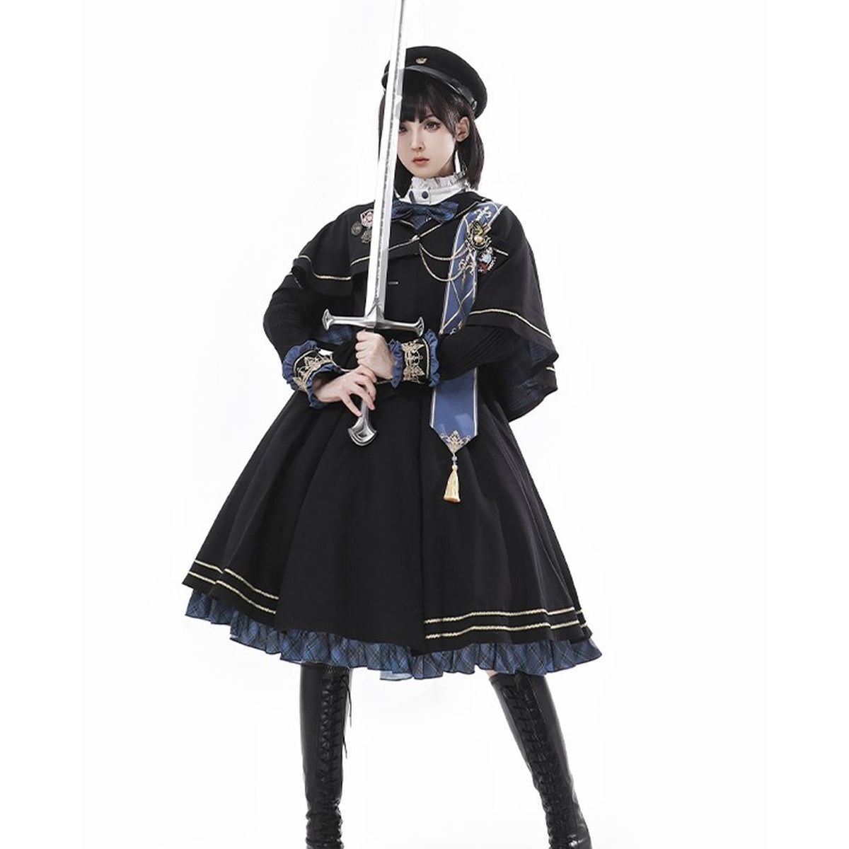 Classical Academy Cape Dress Set
