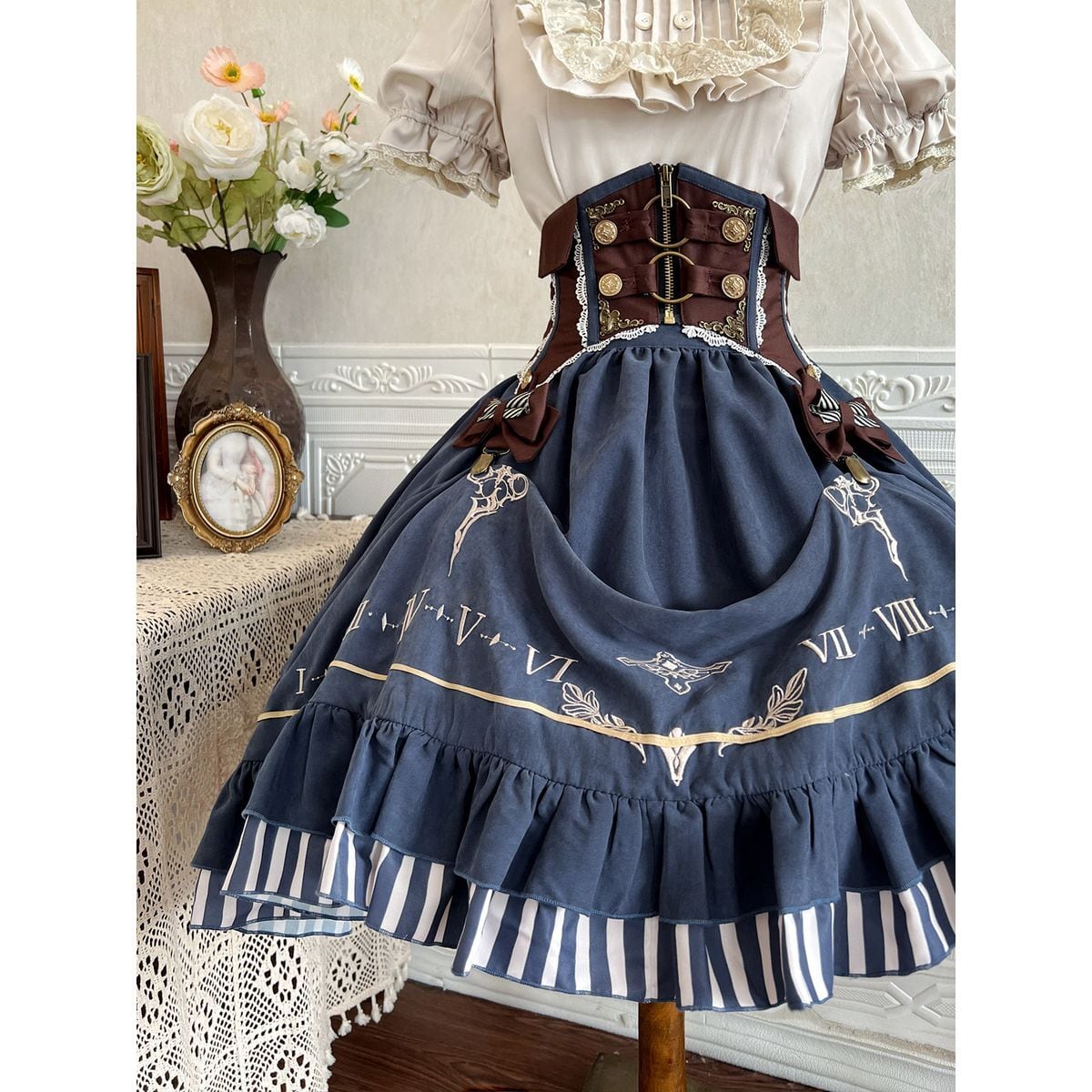 Victorian-Inspired Corset Ensemble