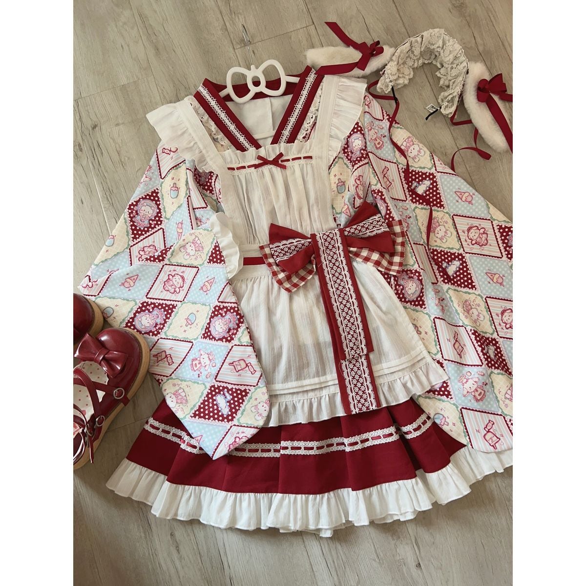 Japanese Style Frill Maid Outfit