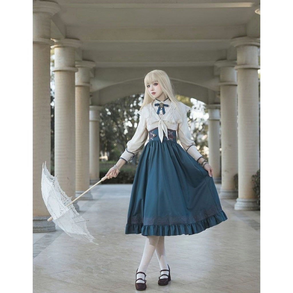 Elegant Long Skirt Set