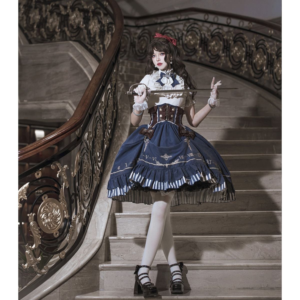 Victorian-Inspired Corset Ensemble