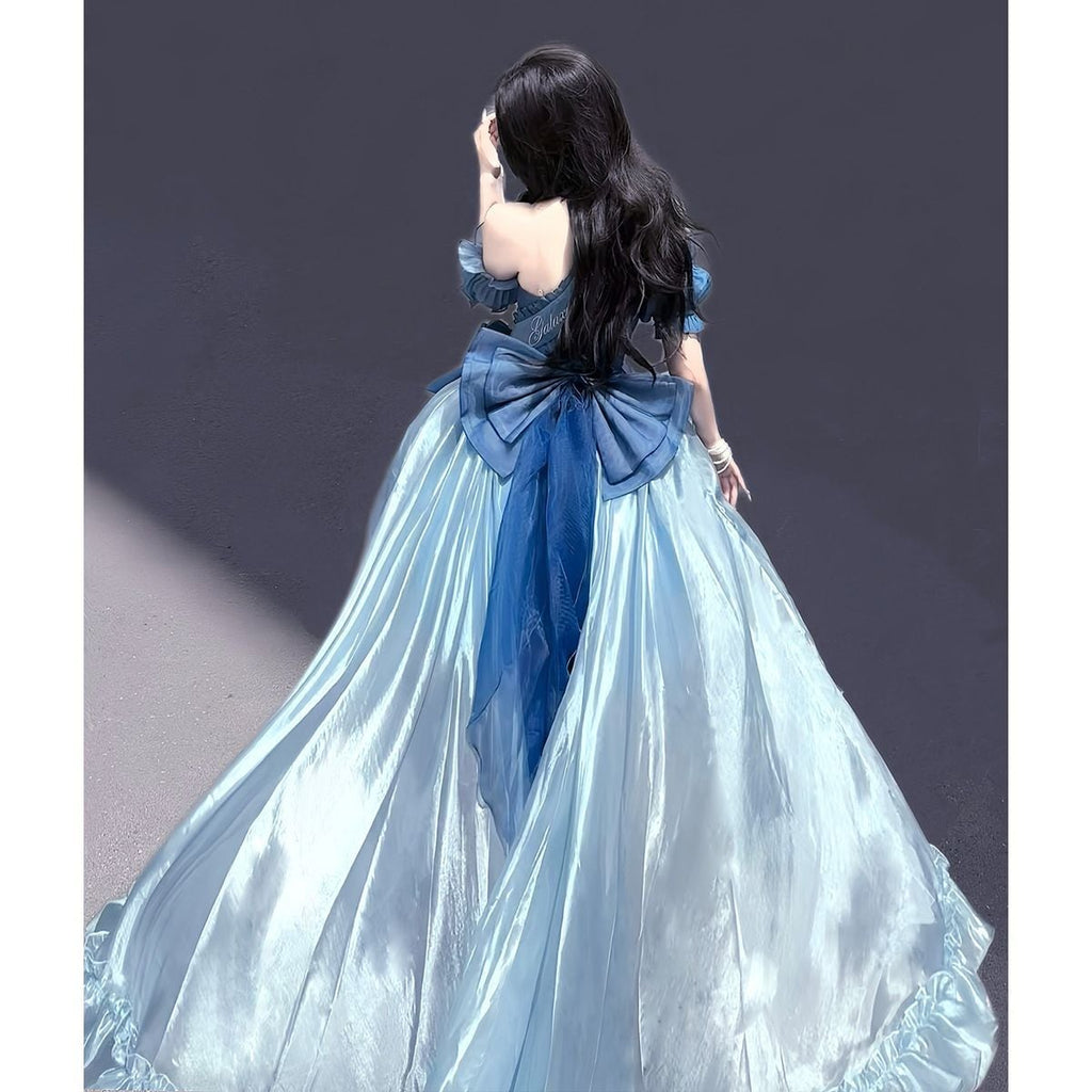 Graceful Pearl Frill Dress Outfit