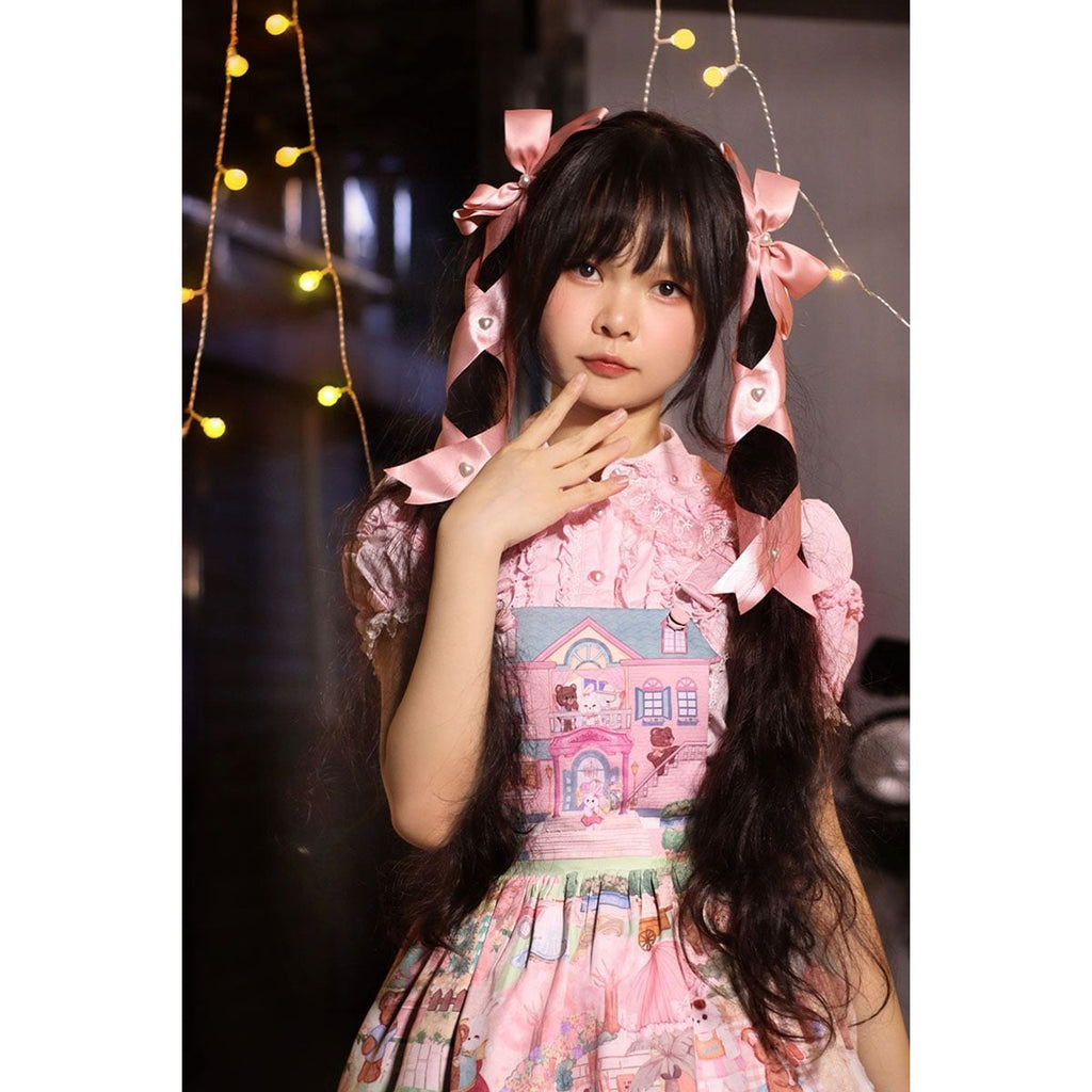 Twin Tail Ribbon Hair Accessories