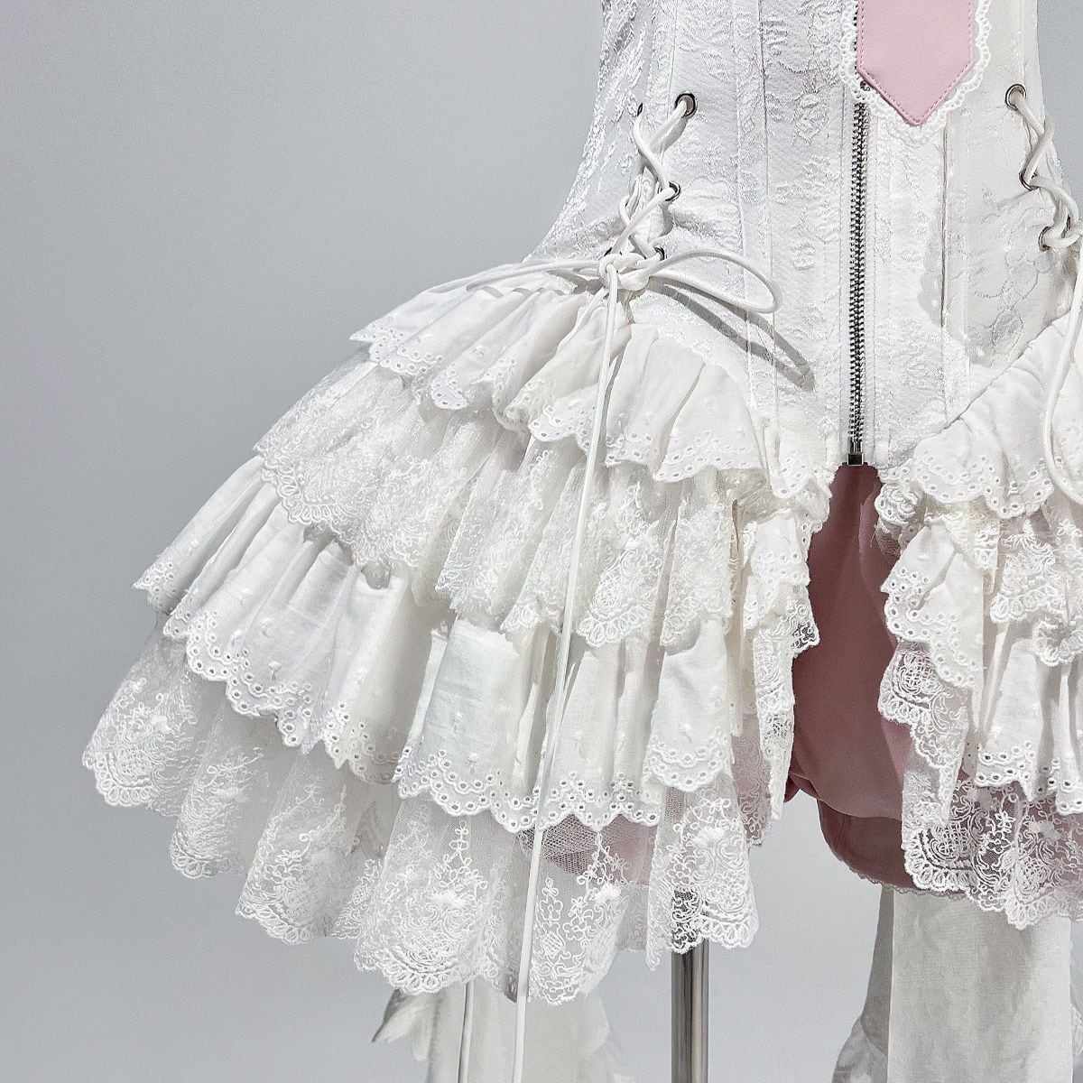 Magical Girl White Frill Dress Set