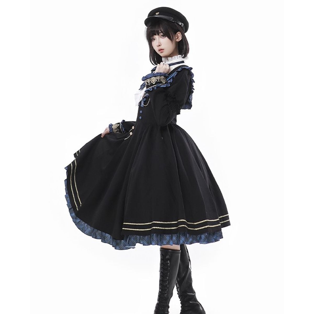 Classical Academy Cape Dress Set