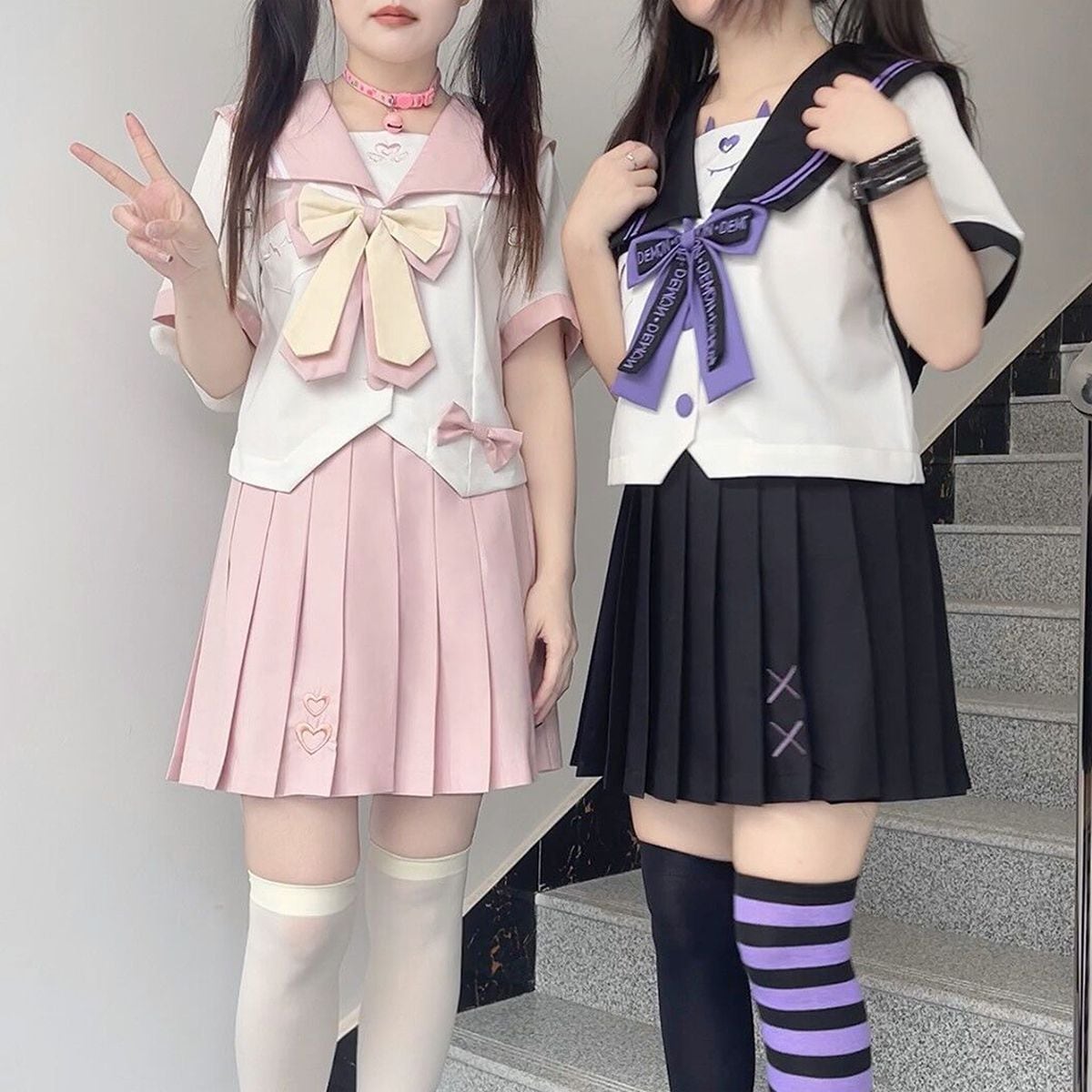 Angel and Devil Sailor Suit Set