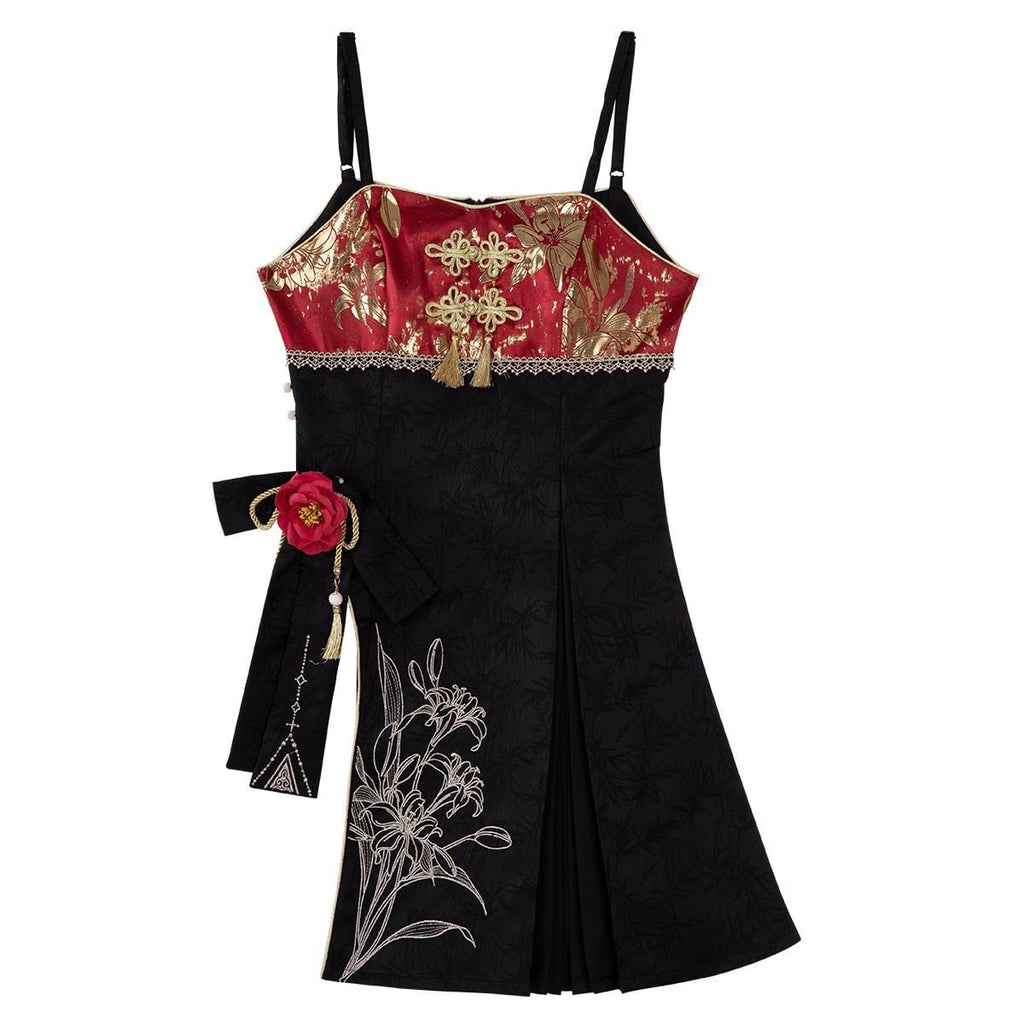 Stylish Asymmetrical Chinese Lolita Attire