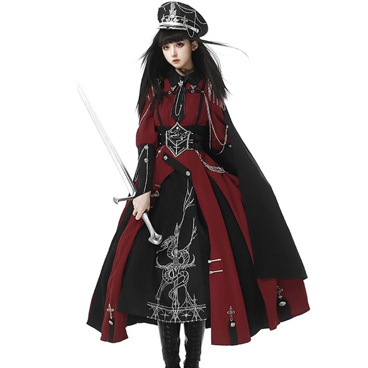 Regal Military Lolita Costume