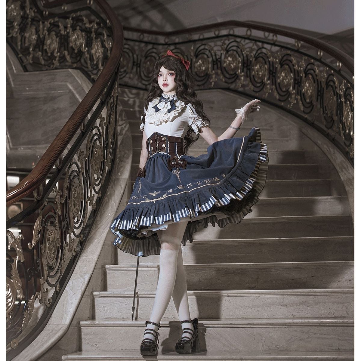 Victorian-Inspired Corset Ensemble
