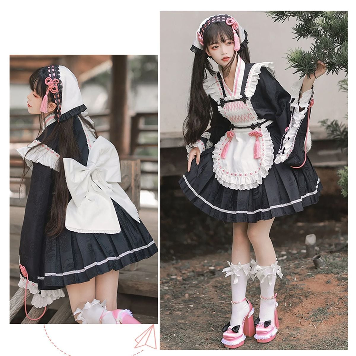 Japanese Lolita Maid Ensemble