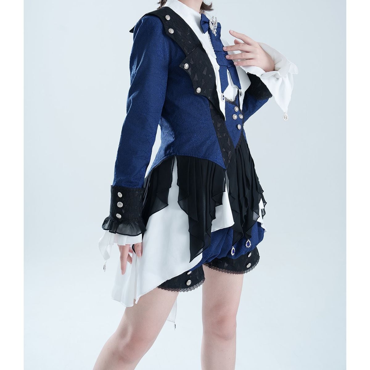 Regal Blue and White Prince Ensemble