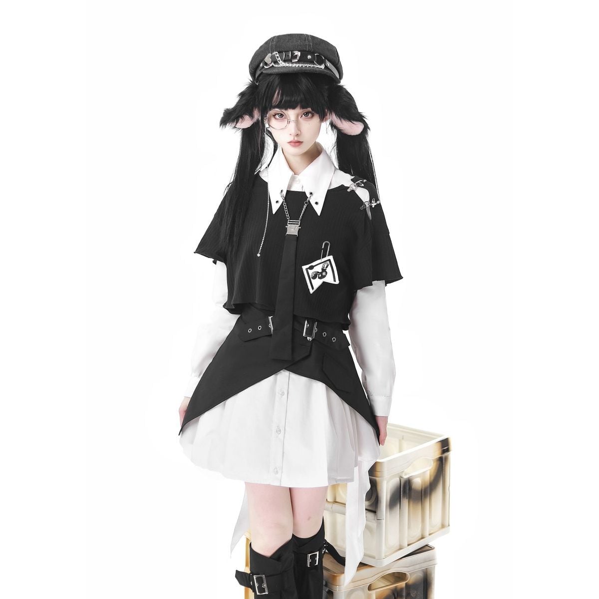 Rabbit Themed Layered Outfit