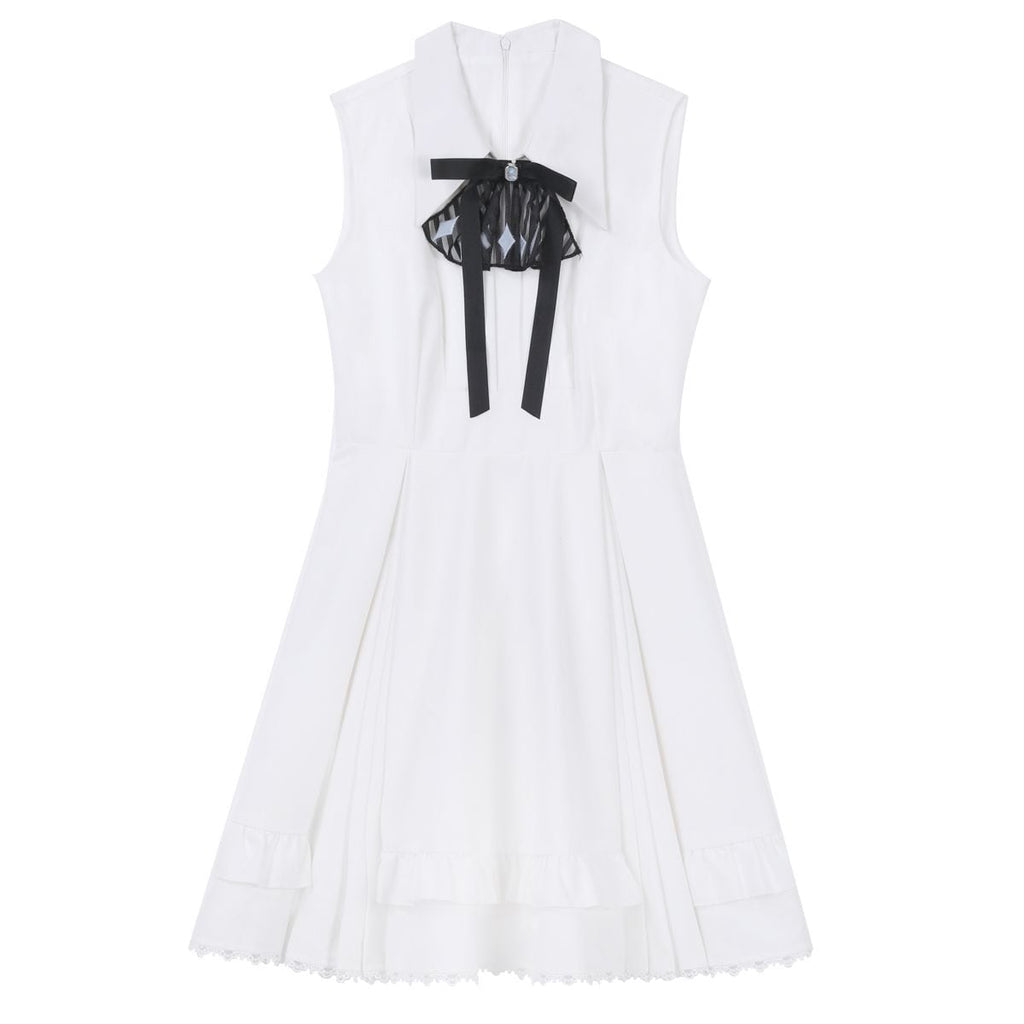 Stylish Military Cape Dress Set