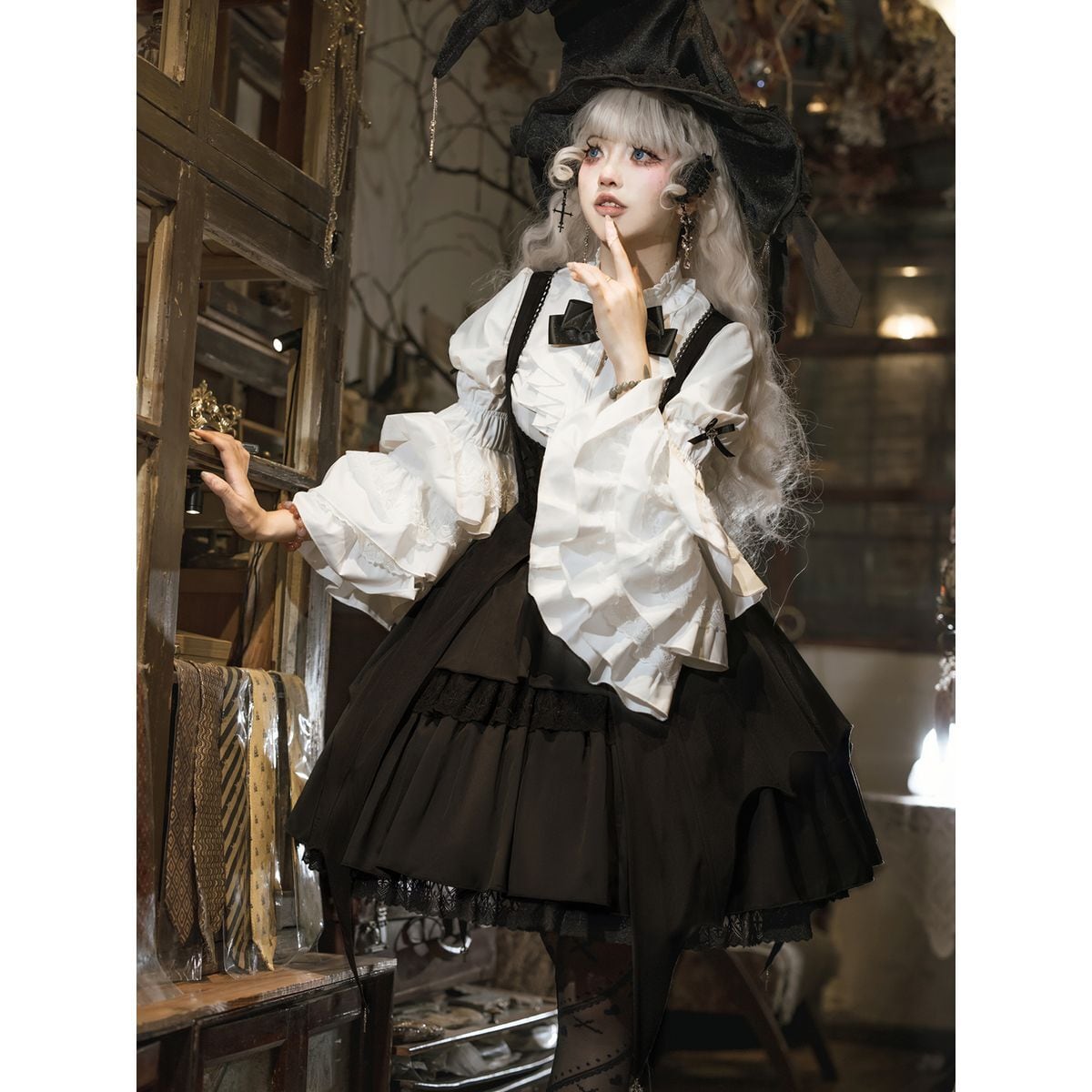 Gothic Frill Set with Princess Sleeves