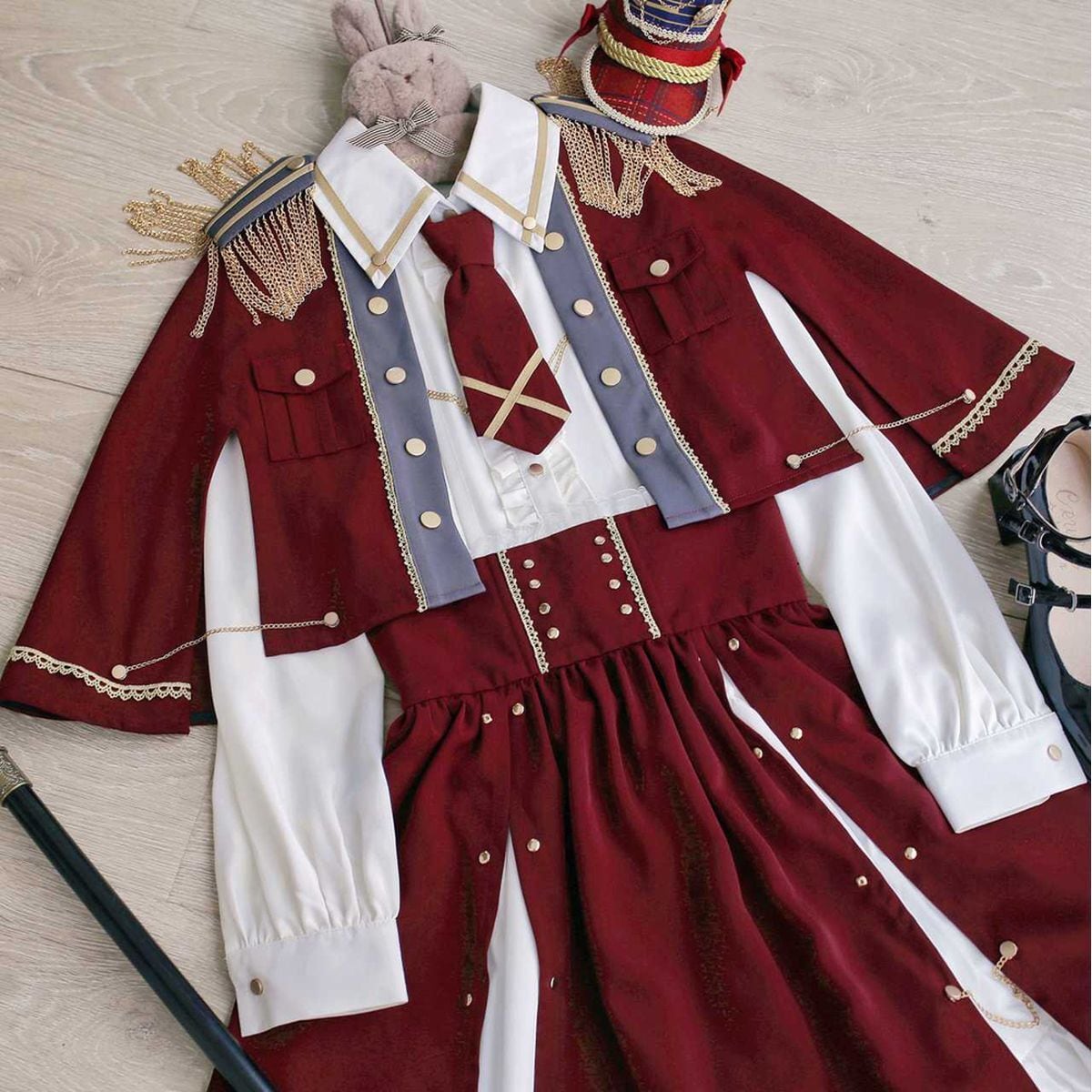 Girl Commander Military Lolita Set