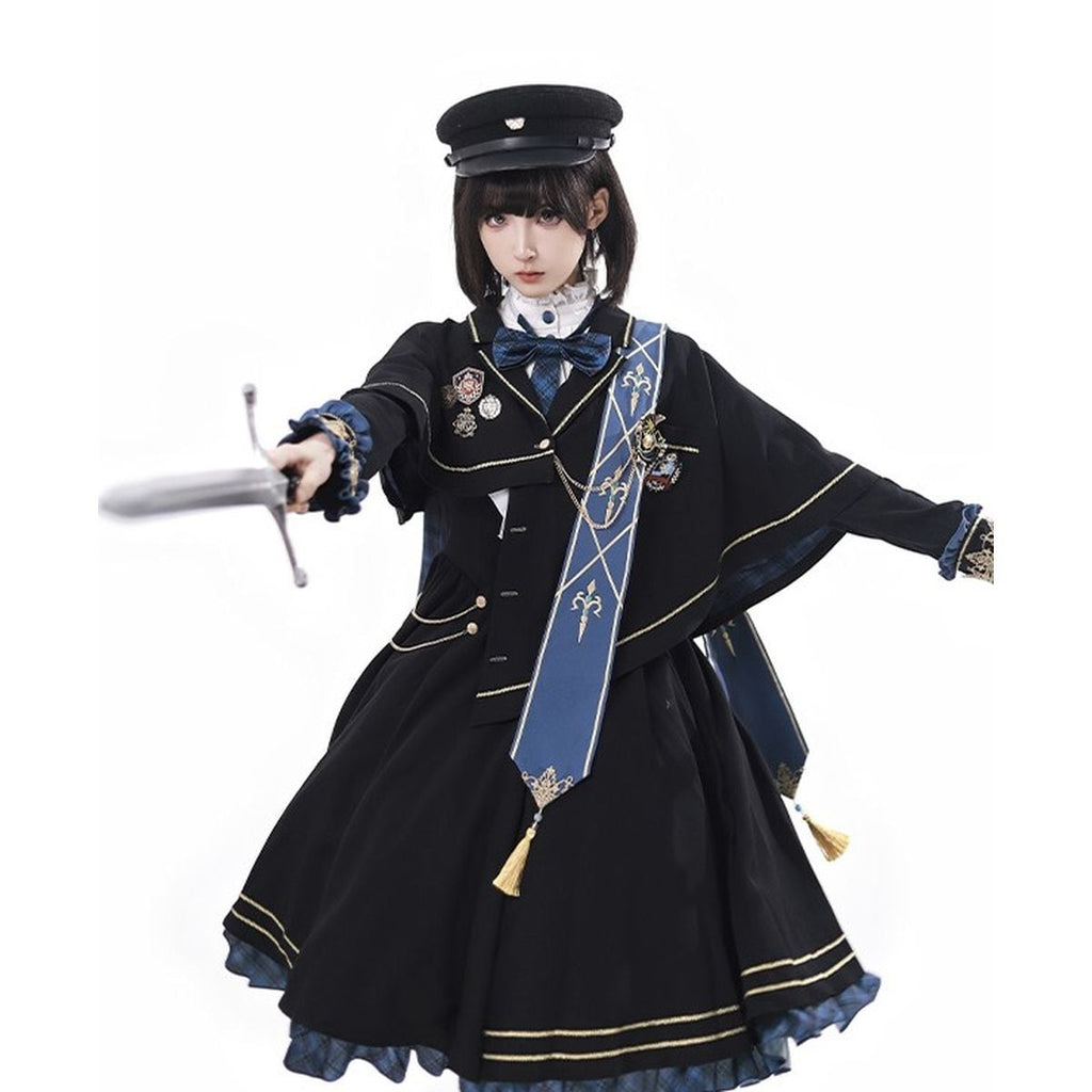 Classical Academy Cape Dress Set