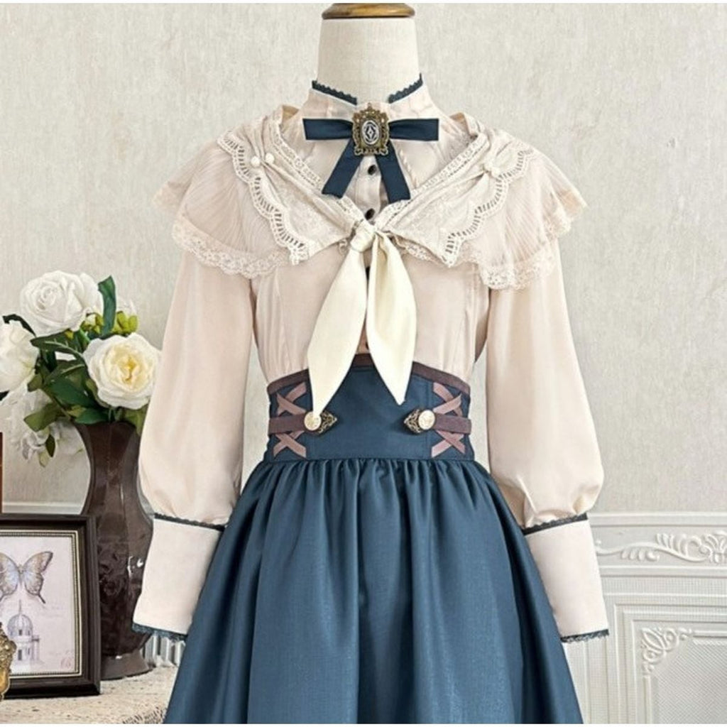 Elegant Long Skirt Set