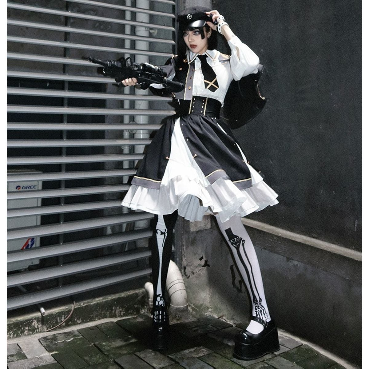 Girl Commander Military Lolita Set