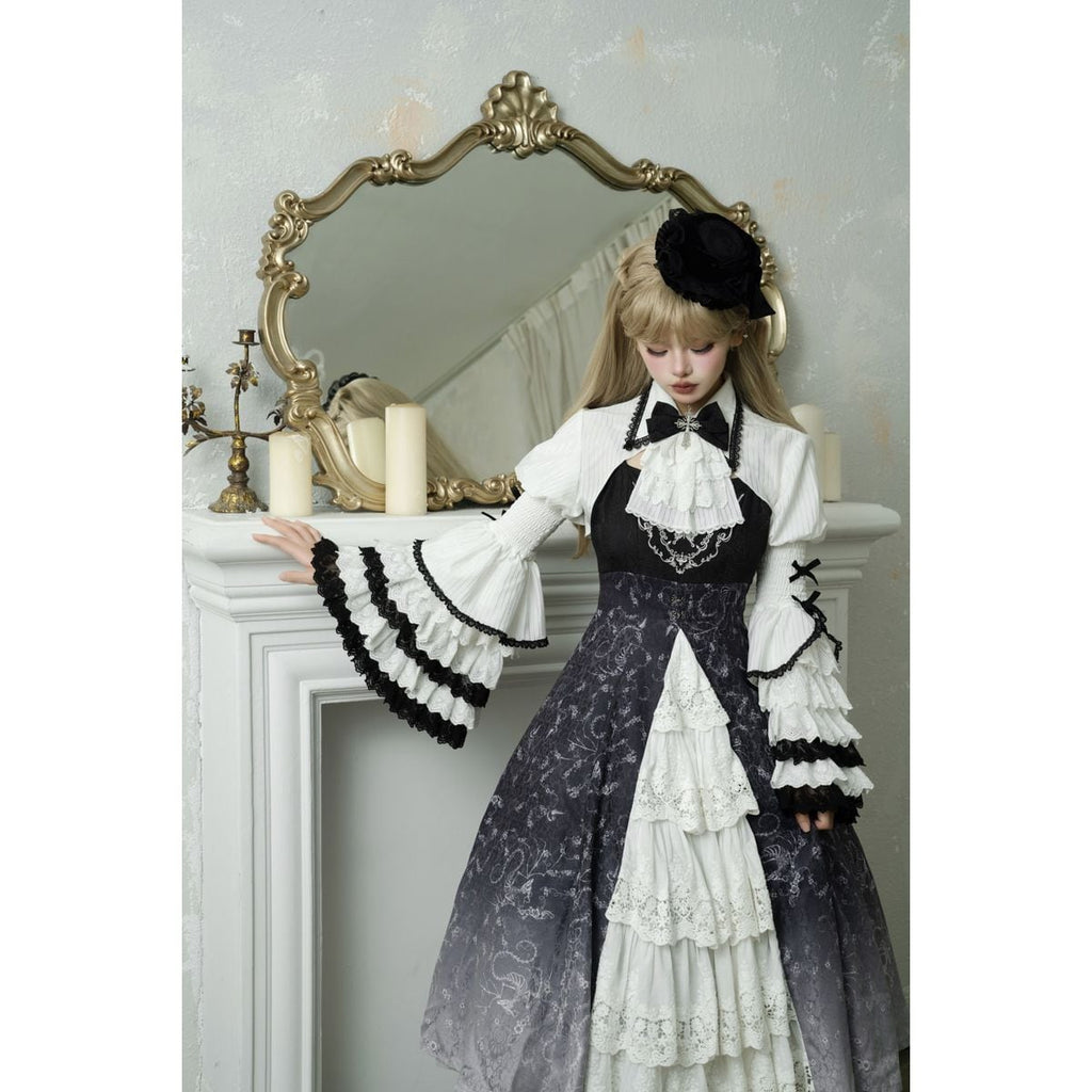Gothic Gradient Princess Sleeve Ensemble