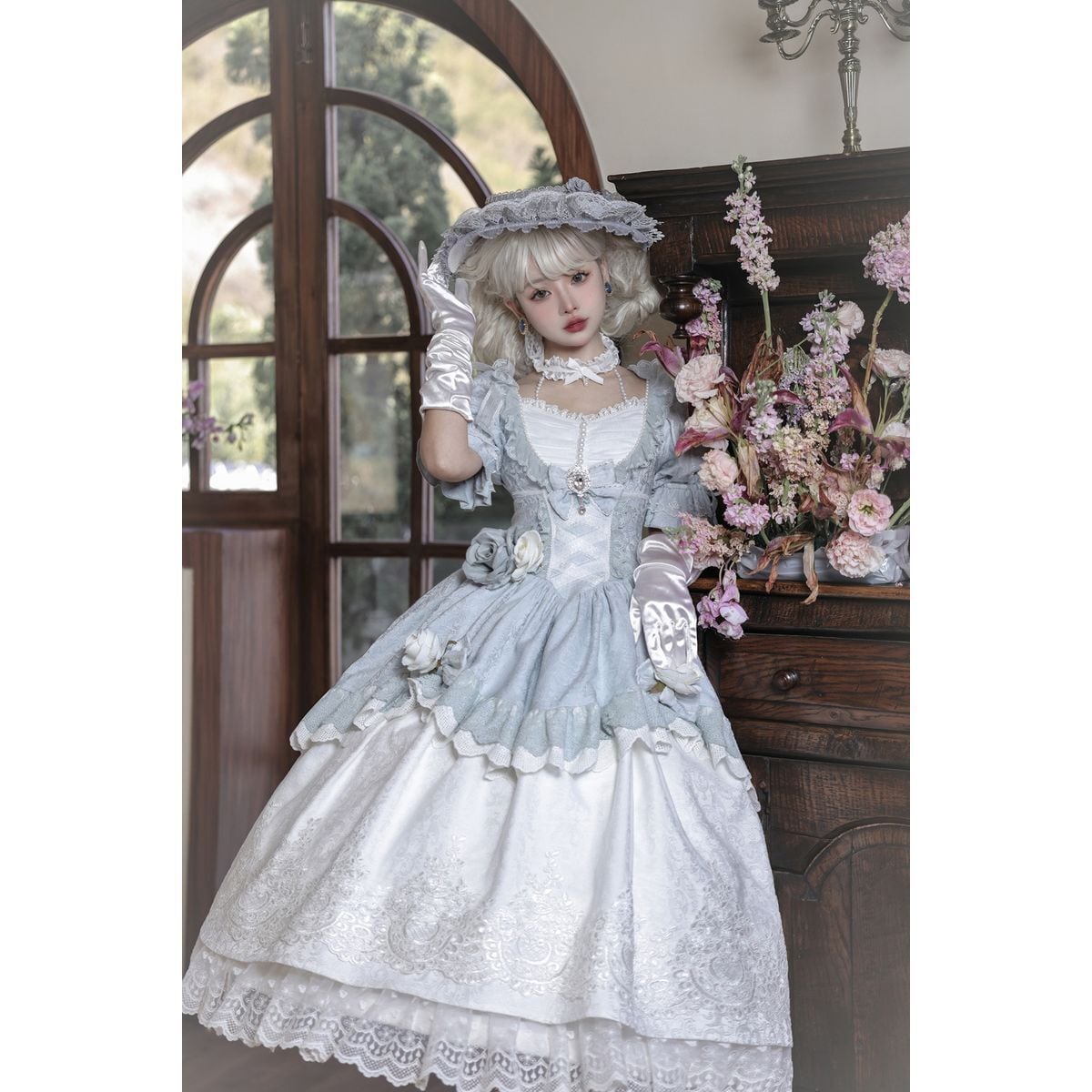 Graceful Short Sleeve Lolita Dress