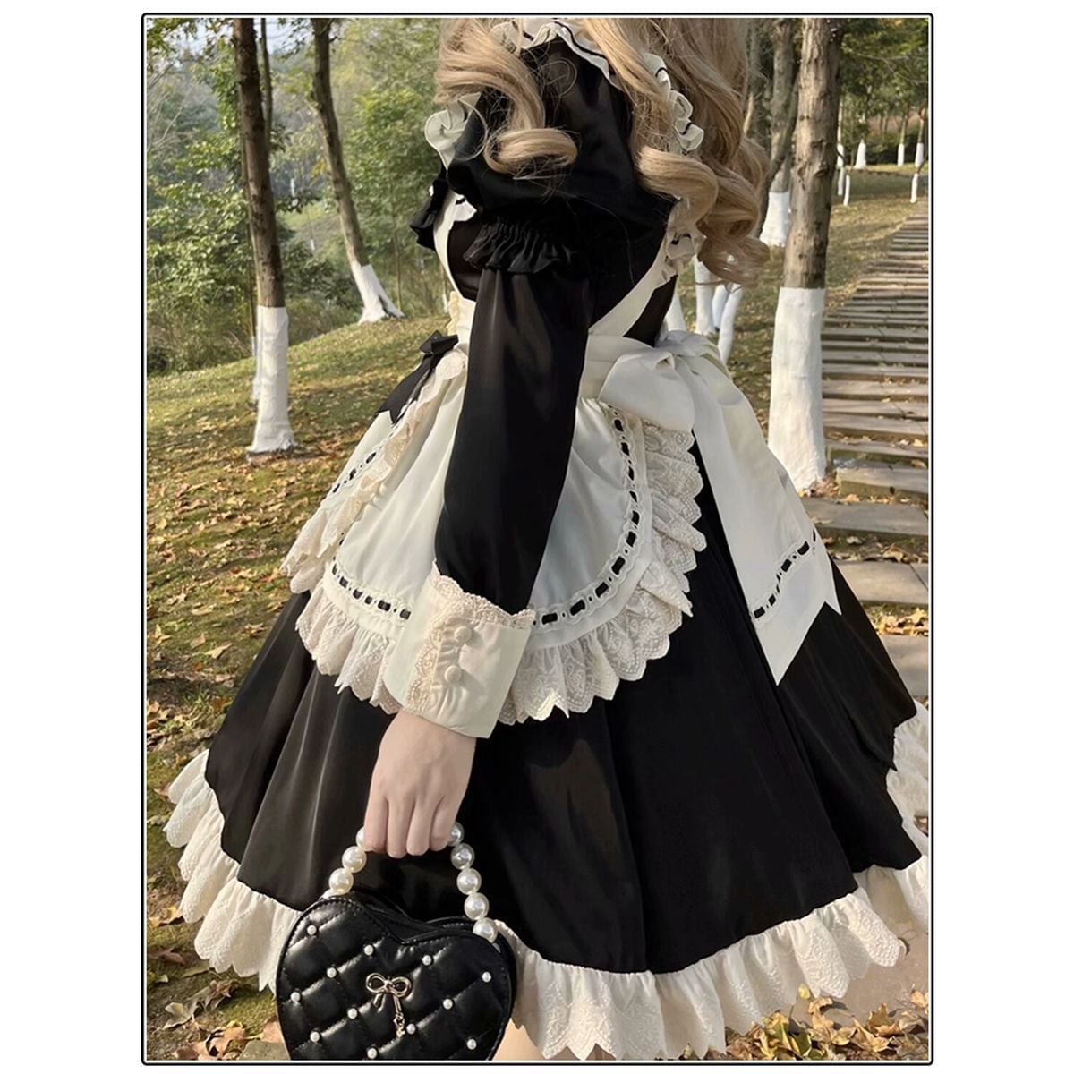 Frilled Victorian Cloud Maid Dress