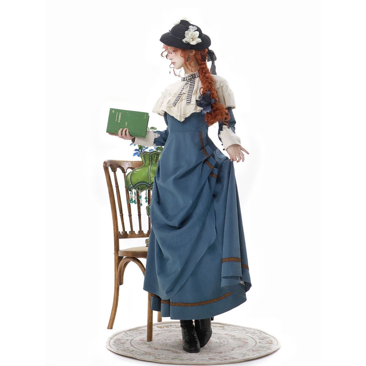 Elegant Sapphire Blue Dress