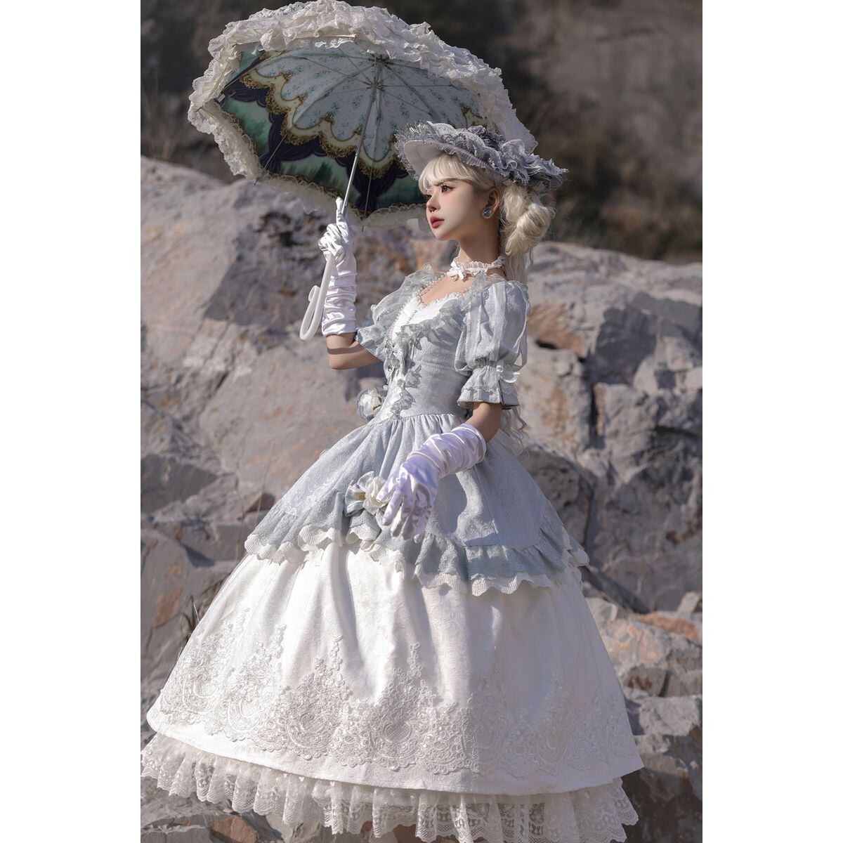 Graceful Short Sleeve Lolita Dress