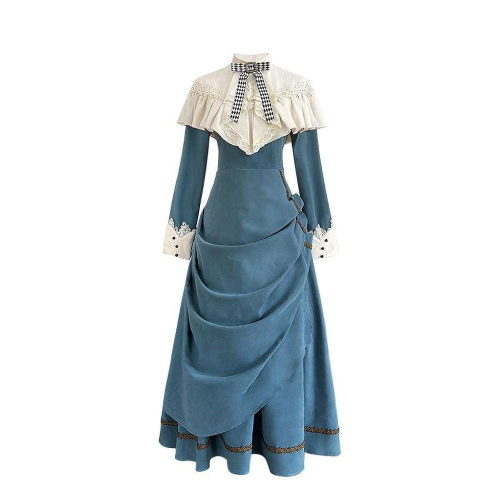 Elegant Sapphire Blue Dress