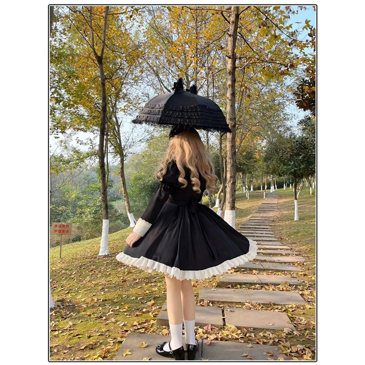 Frilled Victorian Cloud Maid Dress