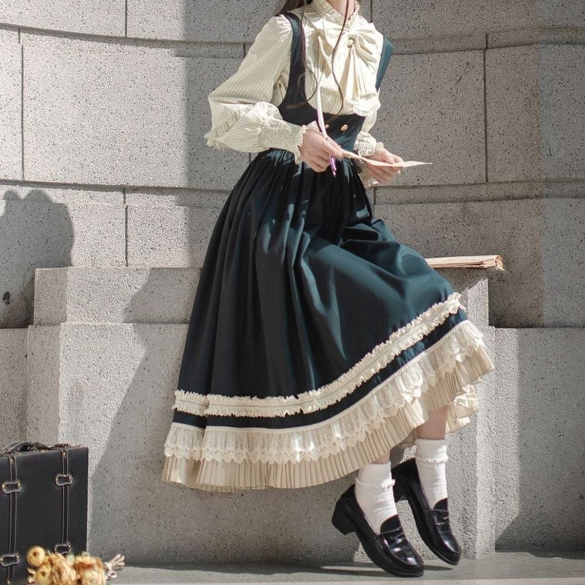 Elegant Magical Academy Cape Set