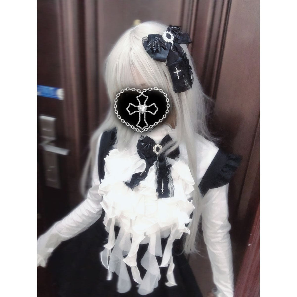 Gothic Bat Ribbon Hair Accessory