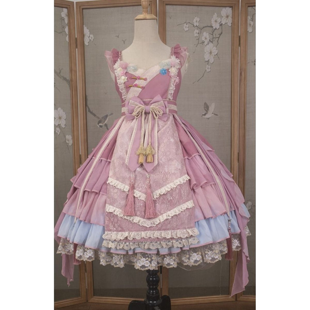 Peach Blossom Jumper Ensemble