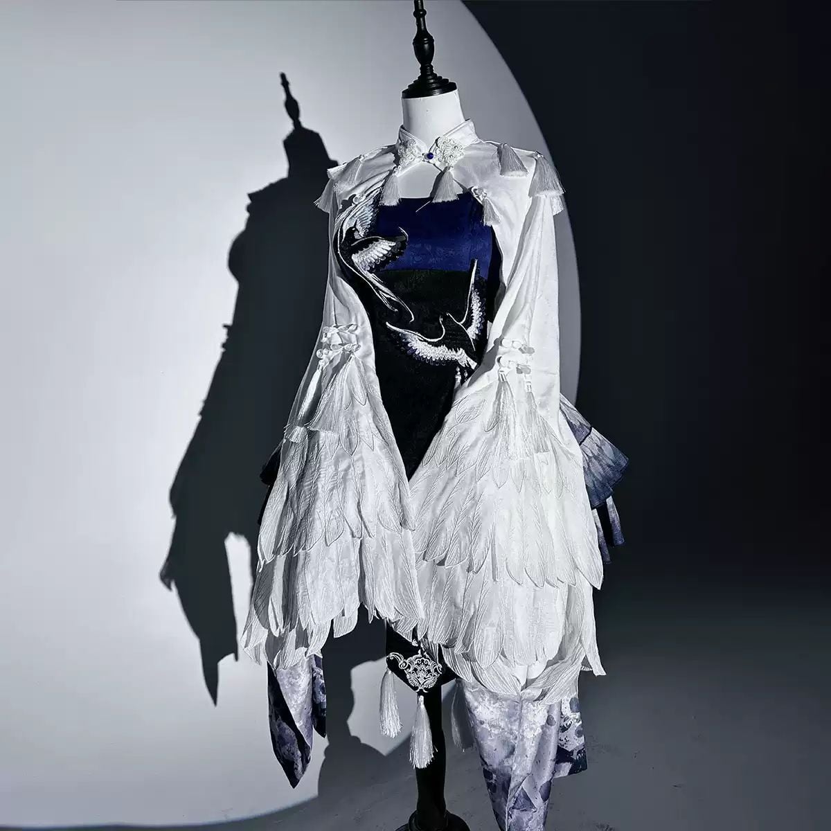 Elegant Oriental Tiered Skirt Coordinates