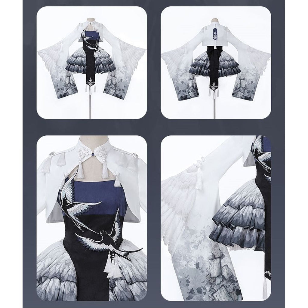 Elegant Oriental Tiered Skirt Coordinates